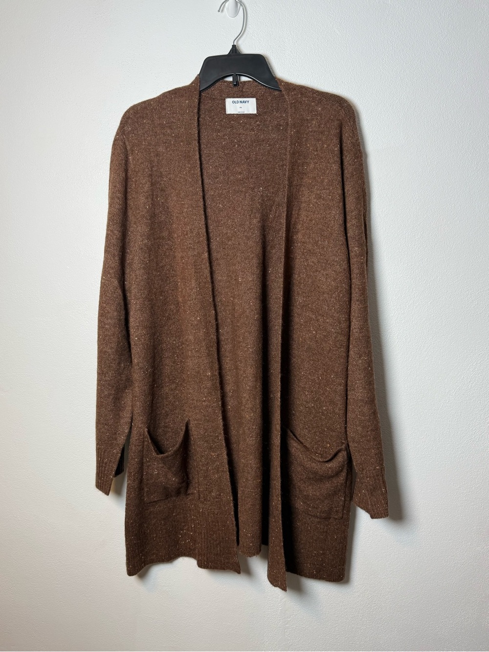 Old Navy Brown Open-Front Pocket Cardigan - Picture 2 of 5